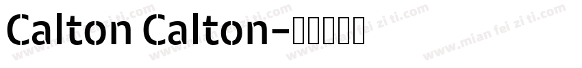 Calton Calton字体转换